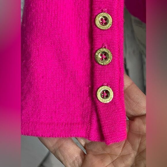 Lilly Pulitzer Brigitte Cashmere Sweater Pink Size XS - Picture 3 of 5